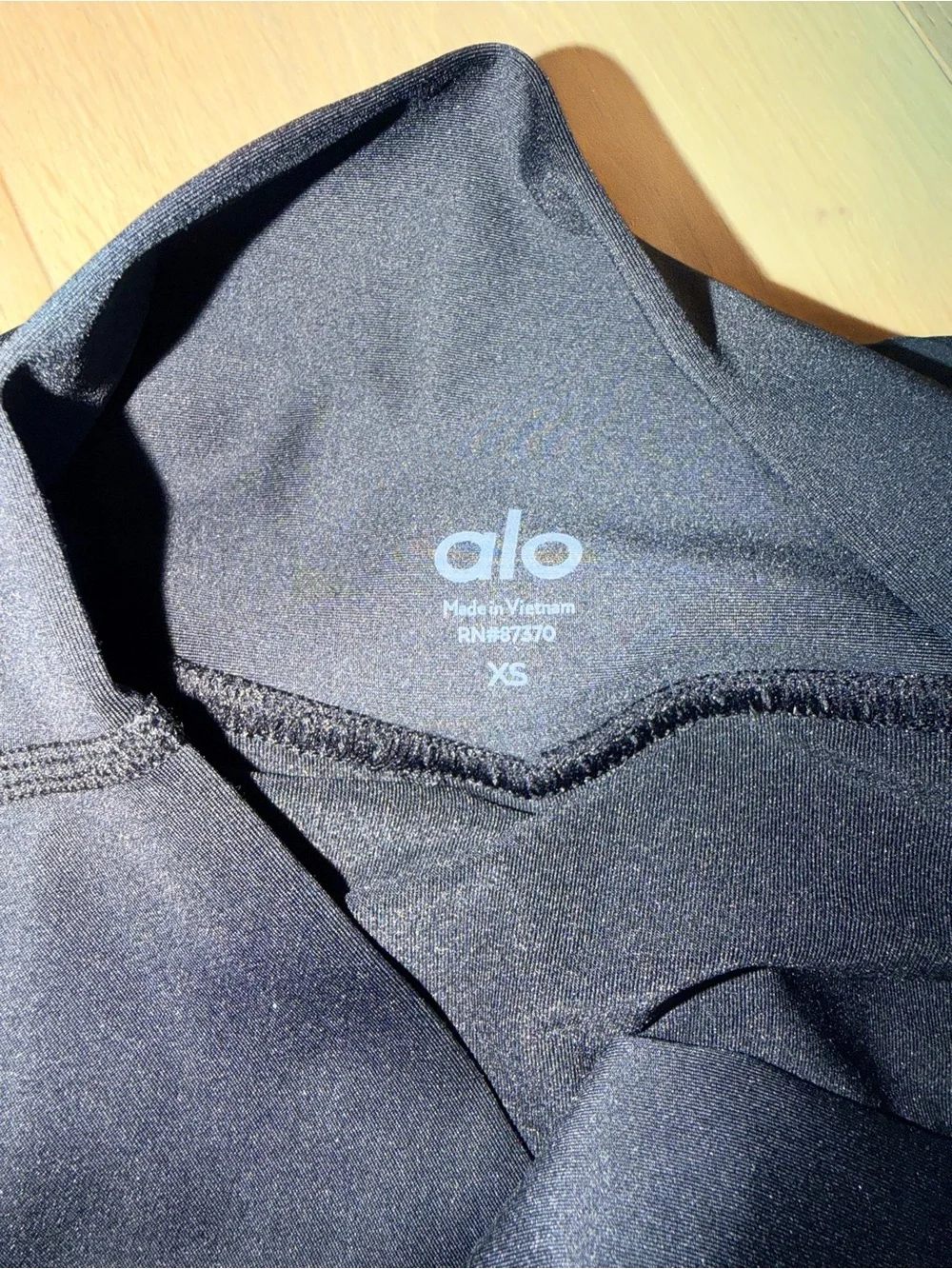 ALO Yoga Black Pleated Circle Skirt